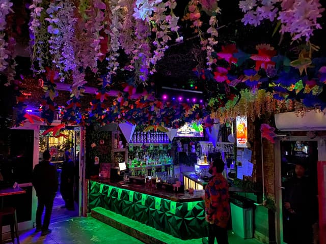 Stylish interior of Rosario Miami nightlife venue