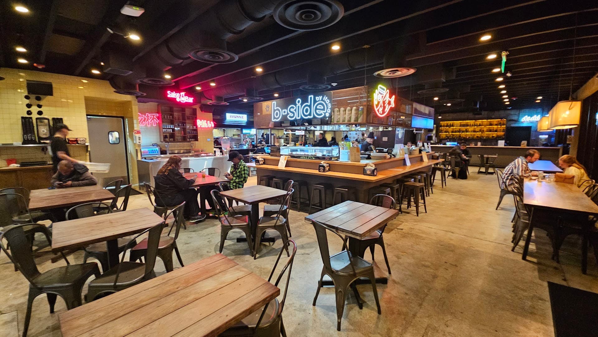 1-800-Lucky interior atmosphere in Miami dining space