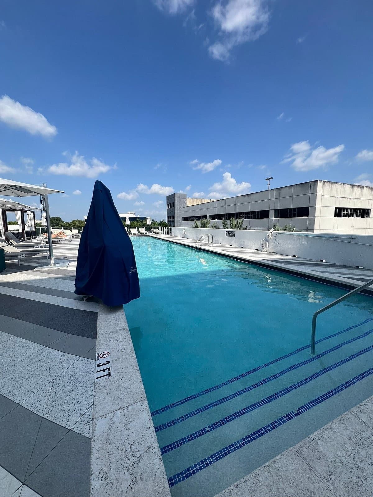 AC Hotel Miami Aventura rooftop pool with beautiful views