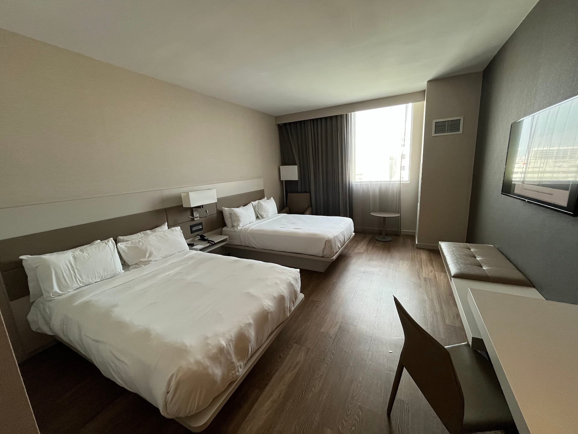AC Hotel Miami Aventura guest room with two beds