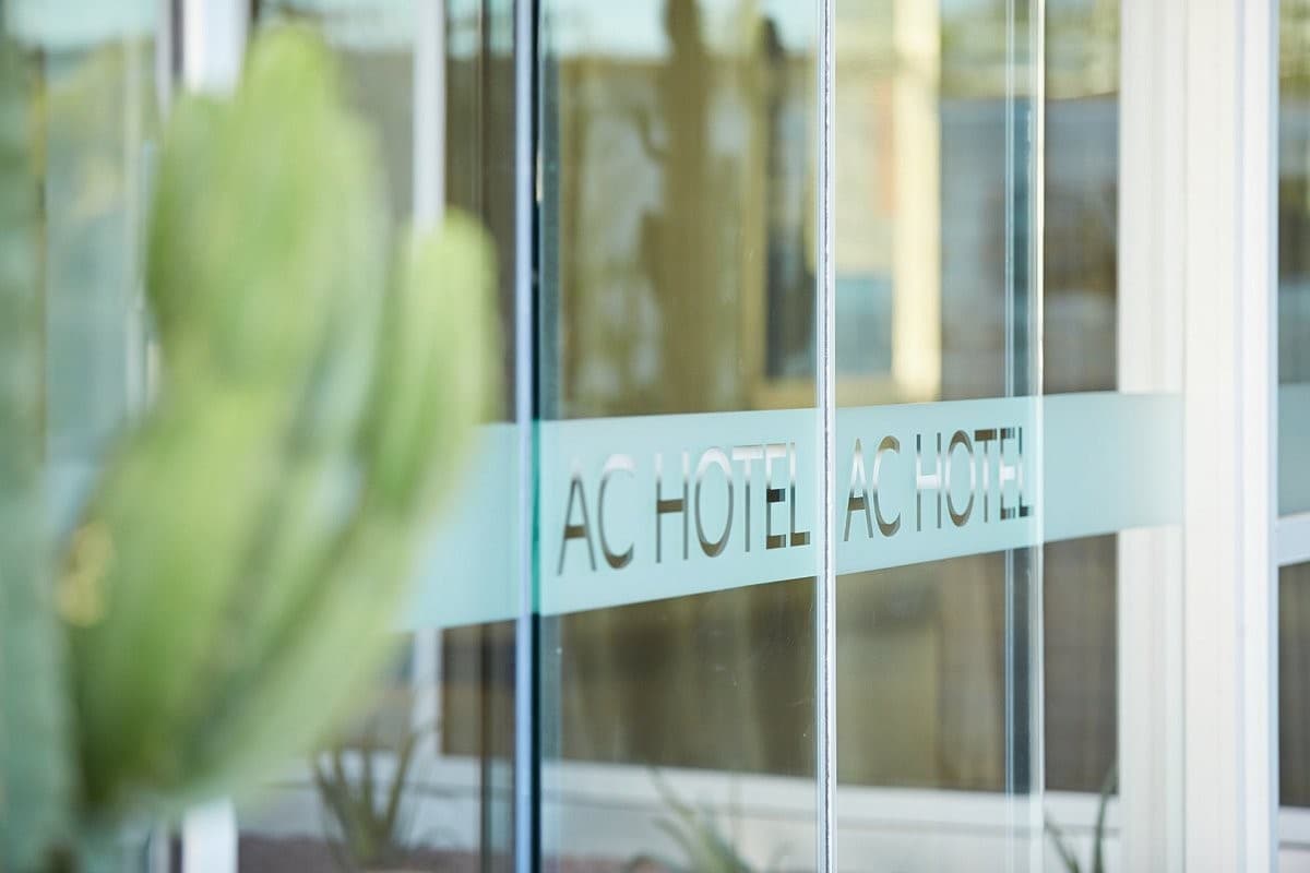 AC Hotel signage at AC Hotel Miami Aventura