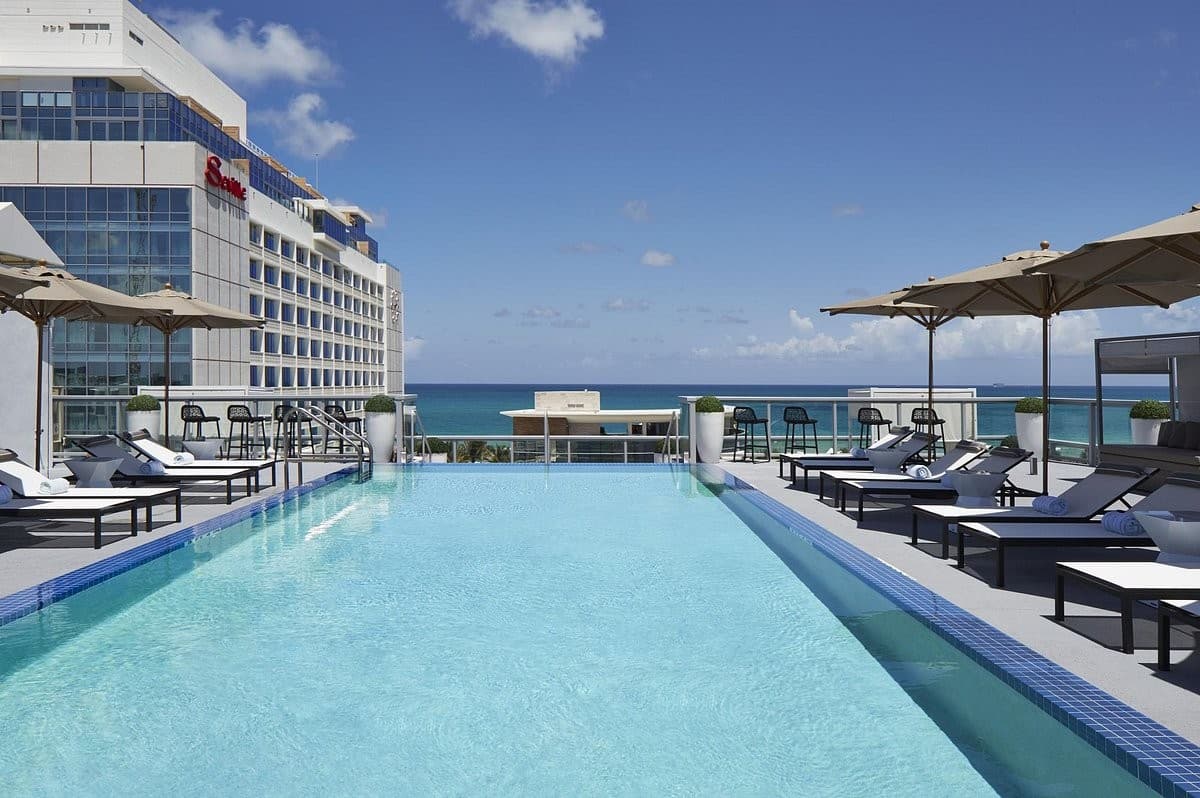 Rooftop pool at AC Hotel Miami Beach