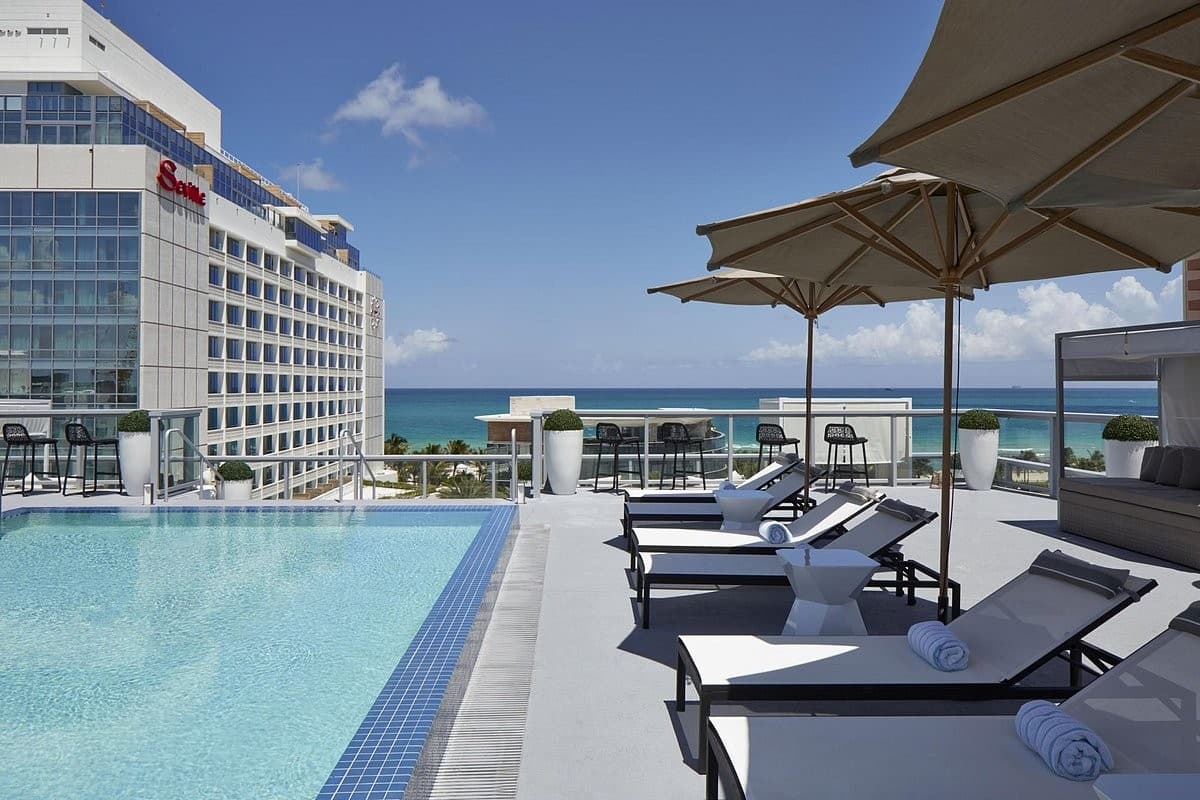 Rooftop pool at AC Hotel Miami Beach