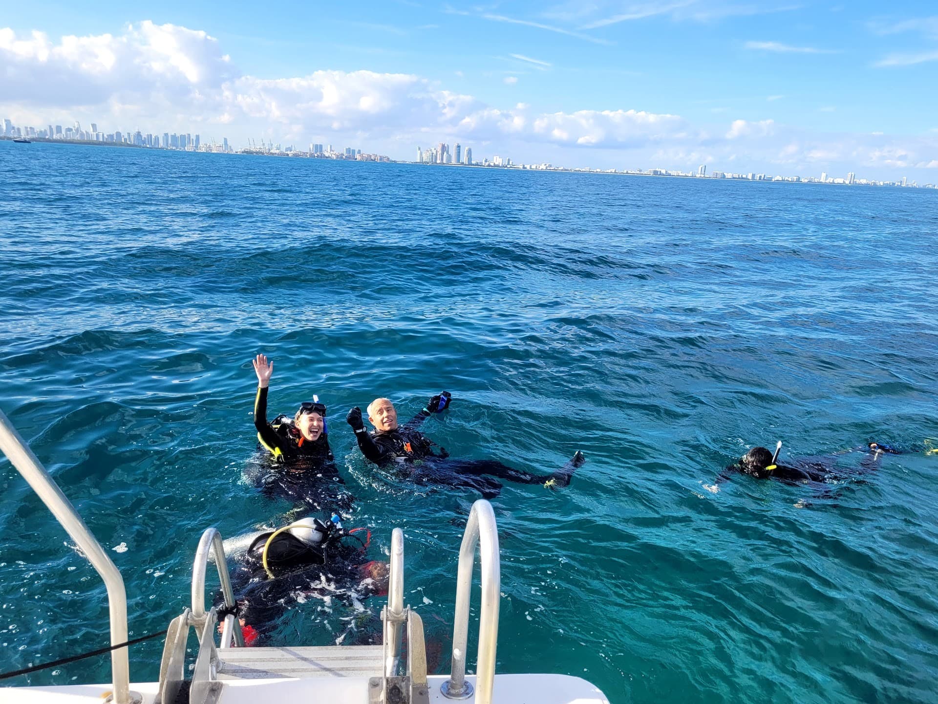 Diving experience at Ace Diving Miami, Slip 33