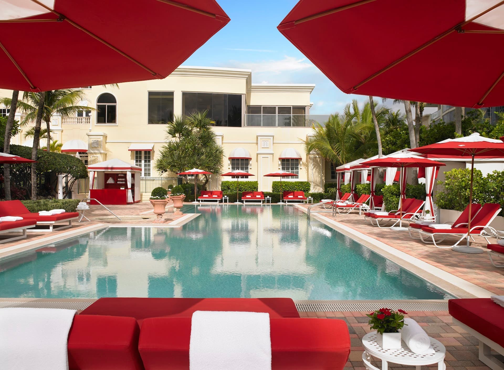 Acqualina Resort & Residences On The Beach pool area in Sunny Isles Beach