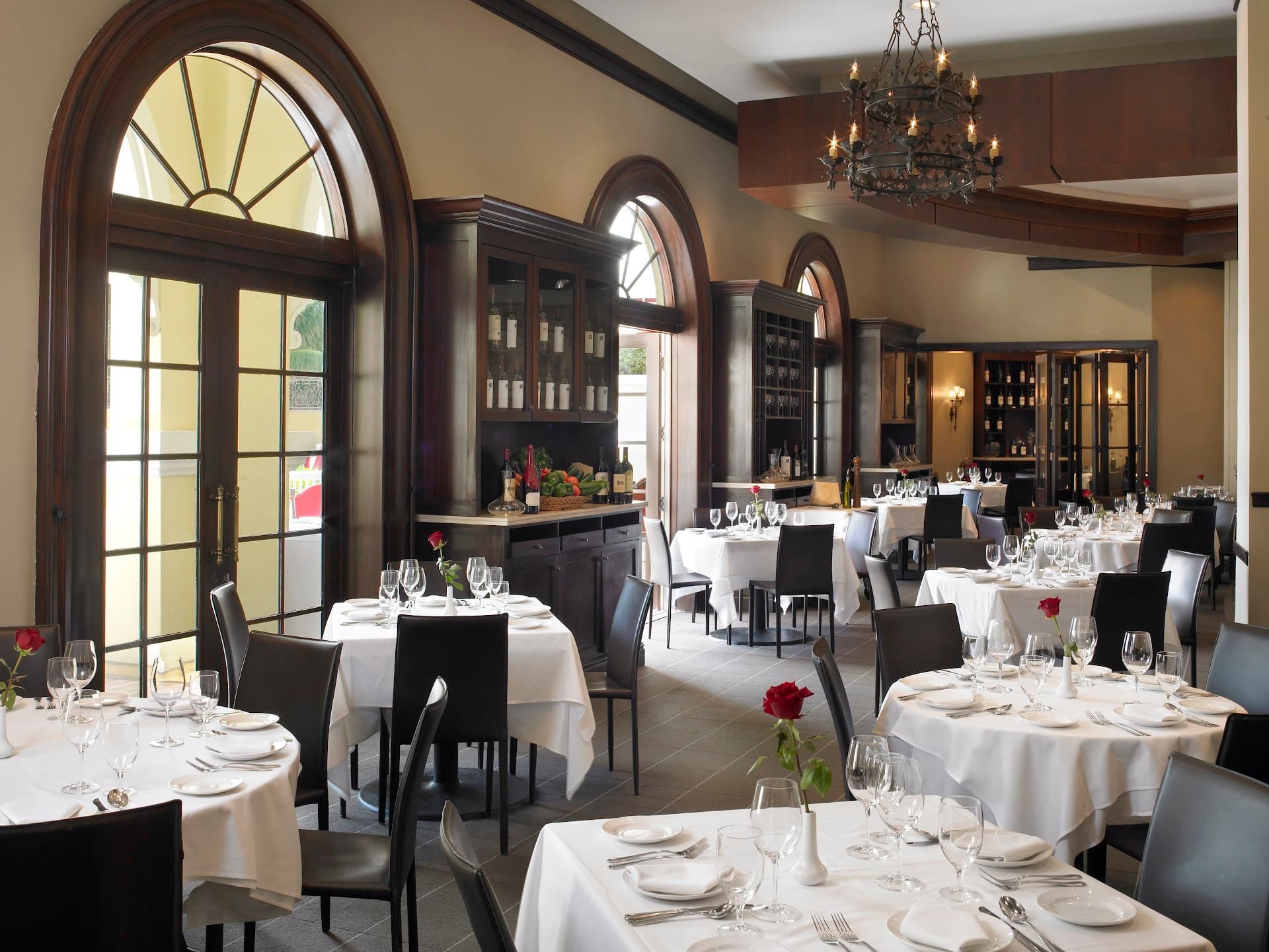 Dining area at Acqualina Resort, Sunny Isles Beach