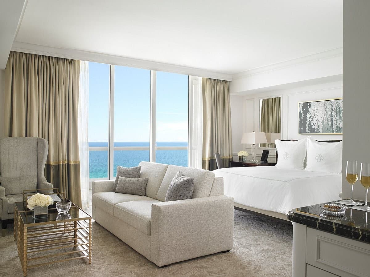 Luxury suite at Acqualina Resort, Sunny Isles Beach