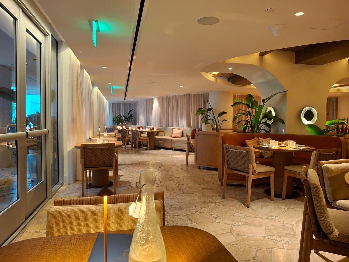 Aguasal restaurant interior in Miami Beach