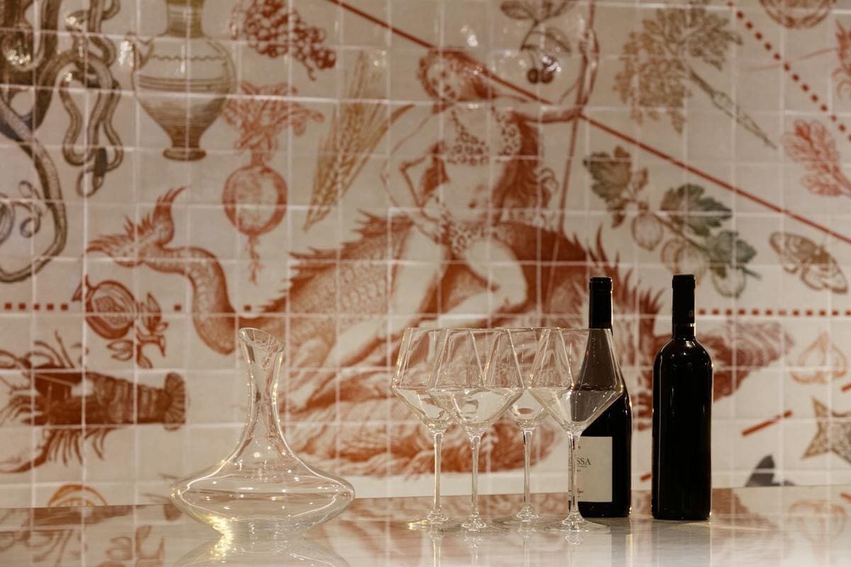 Elegant interior at Aguasal in Miami Beach