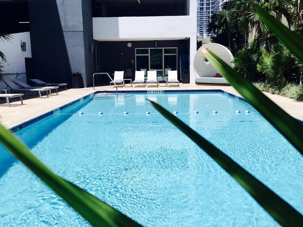 Swimming pool at Aloft Miami - Brickell hotel