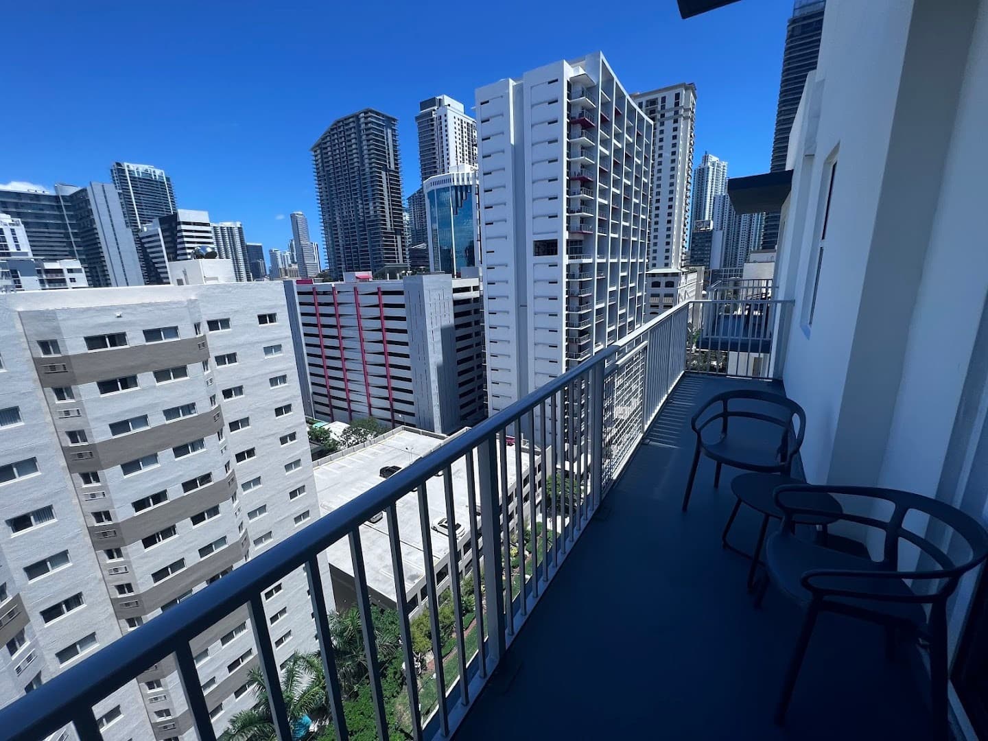Balcony view at Aloft Miami - Brickell