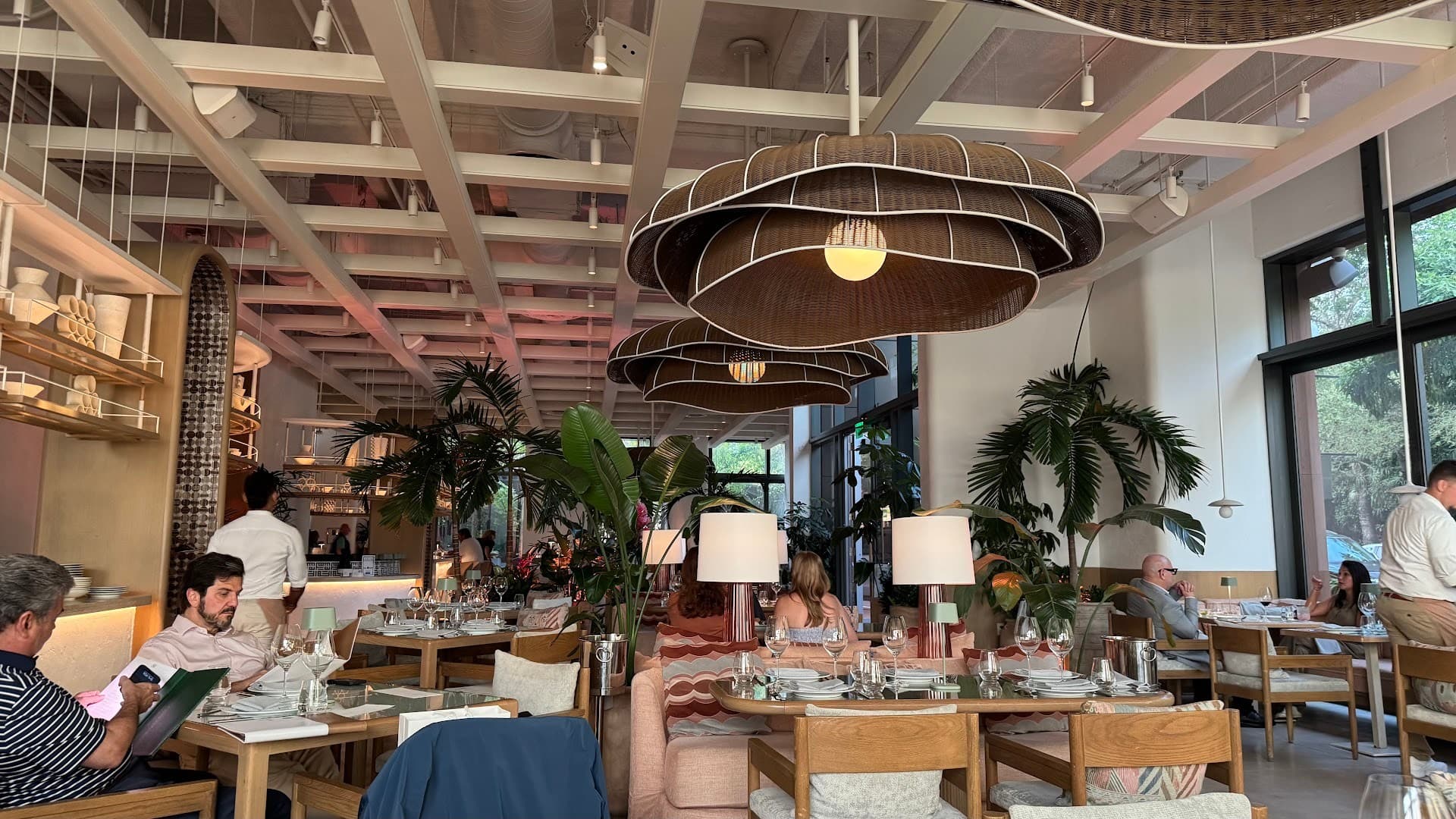 Interior of Amal Miami restaurant in Miami