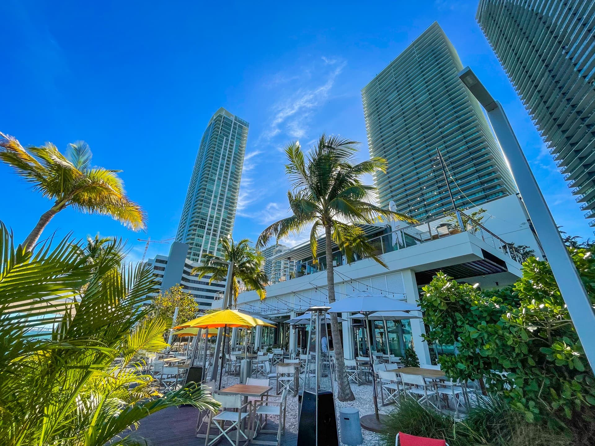 Amara at Paraiso outdoor seating in Miami