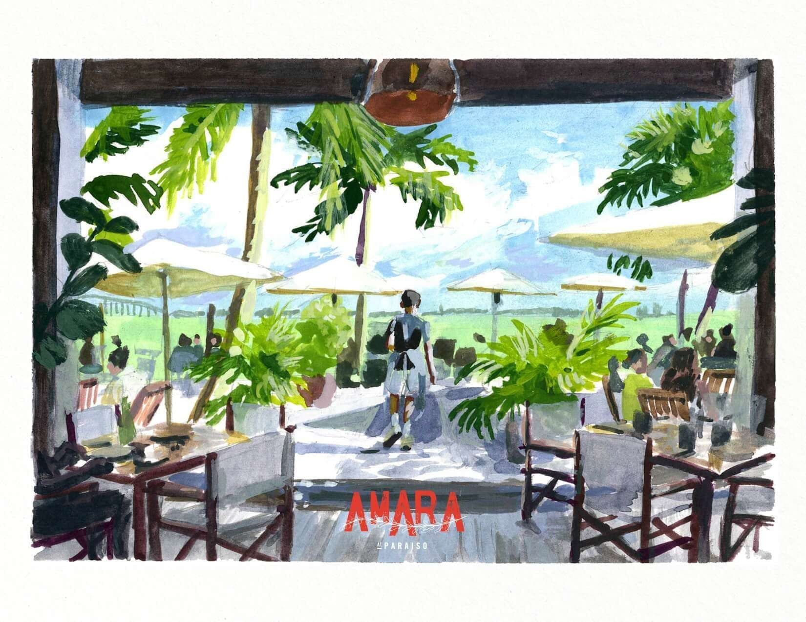 Amara at Paraiso interior view in Miami