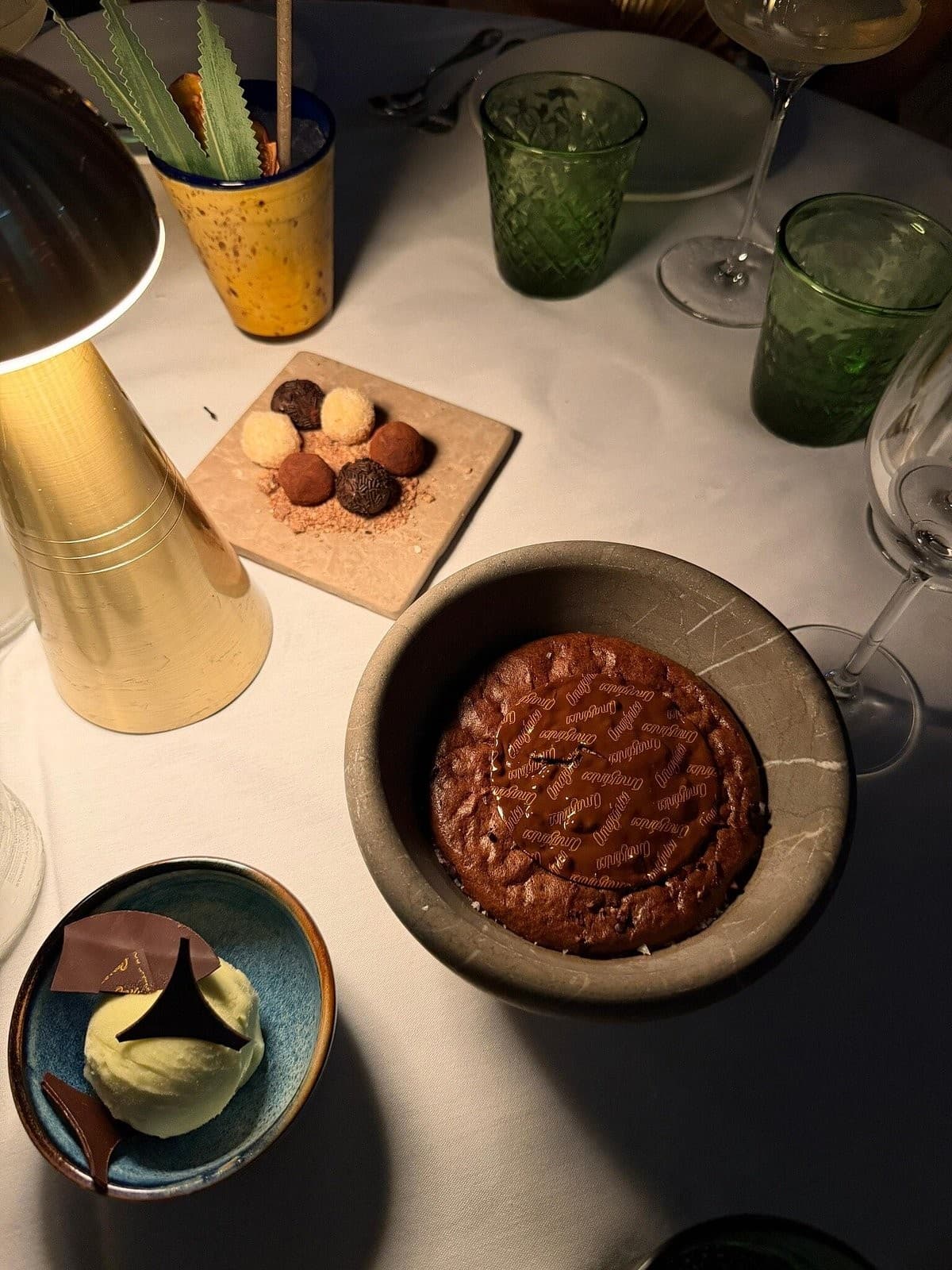 Chocolate dessert at Amazónico Miami