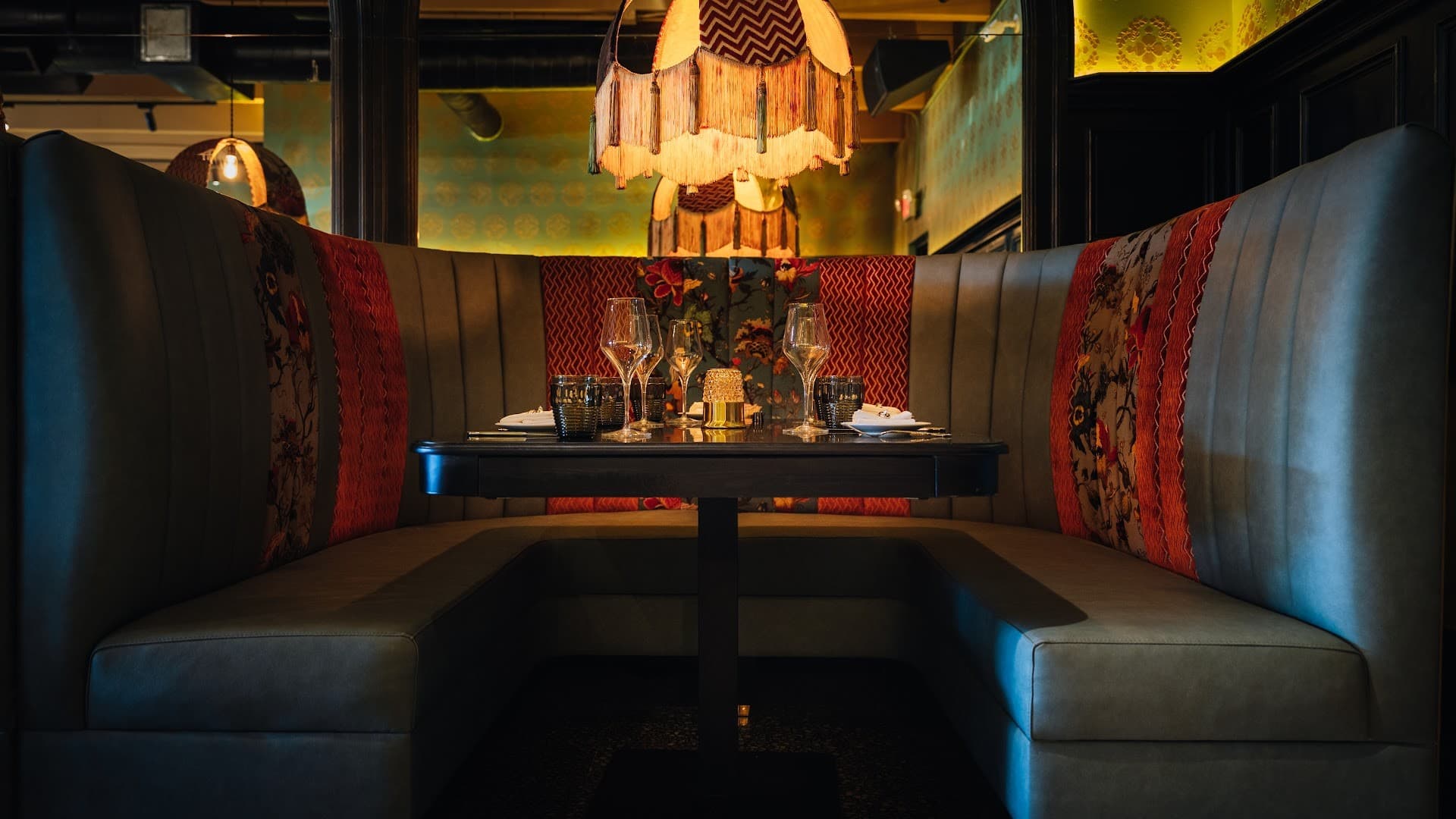 Interior view of Amelia's 1931 restaurant in Miami