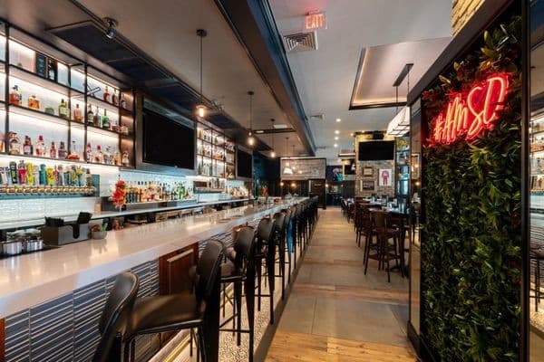 American Social interior view in Miami nightlife