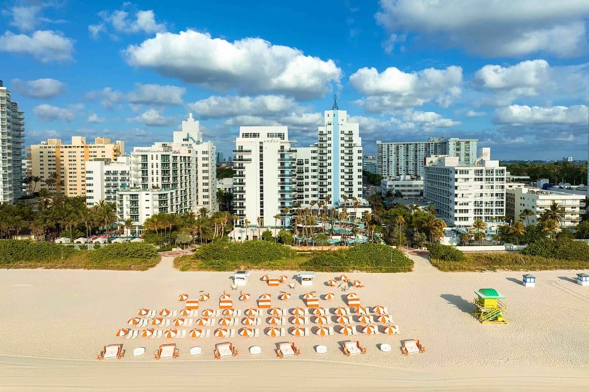 Andaz Miami Beach Resort & Spa beach view