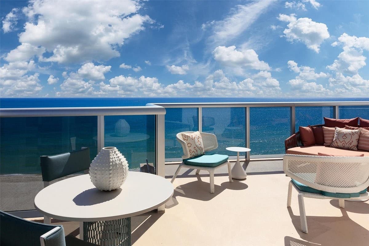 Stunning ocean view from Andaz Miami Beach Resort & Spa