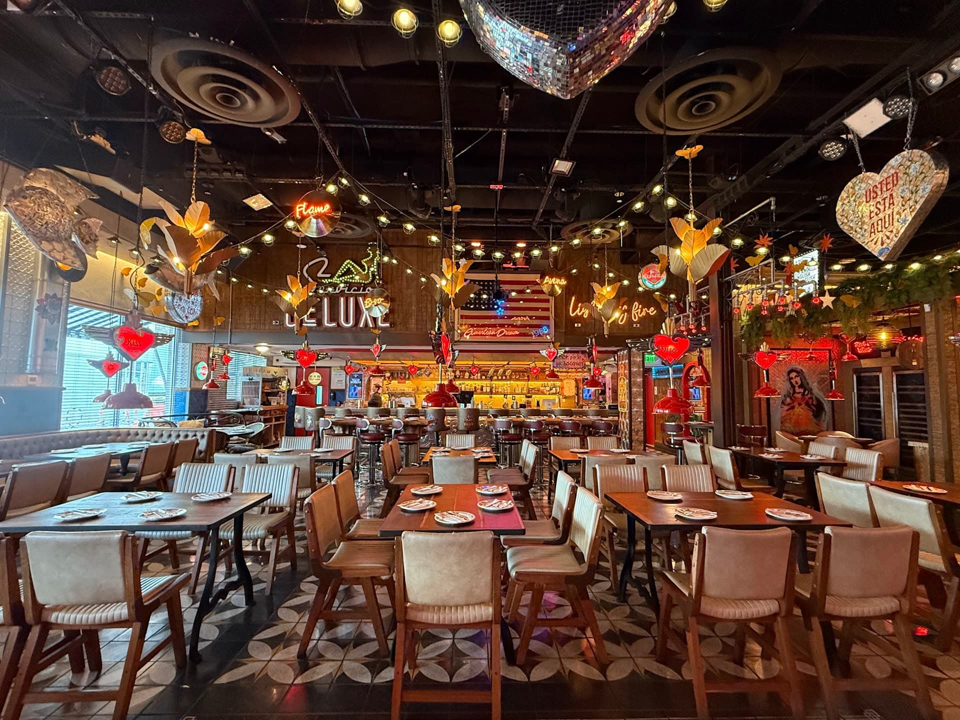 Interior view of Andrés Carne de Res Miami Beach restaurant