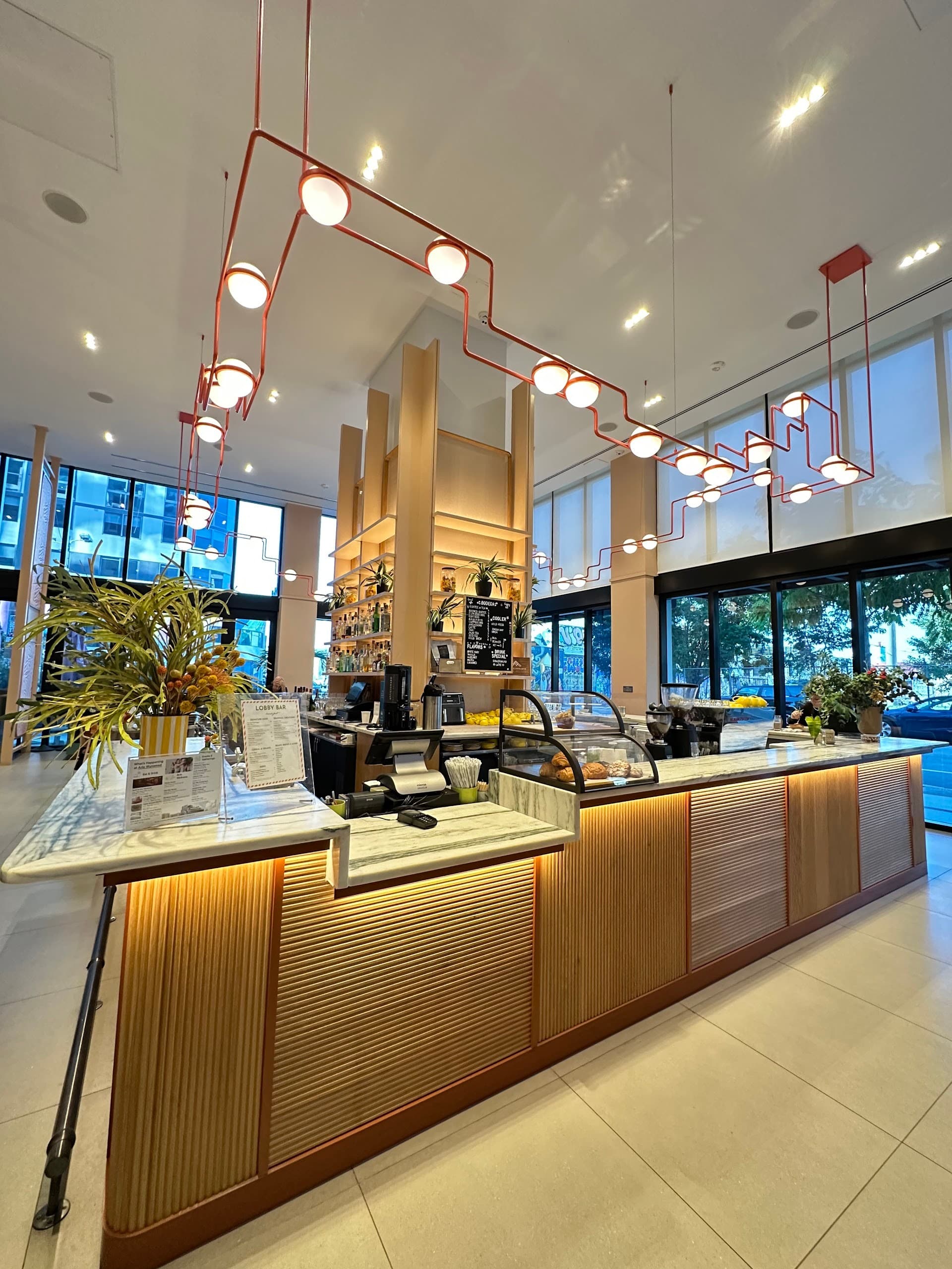 Arlo Wynwood hotel lobby in Miami