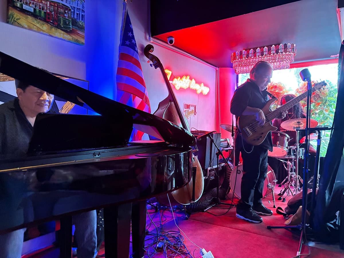 Live jazz performance at Armstrong Jazz House in Coral Gables