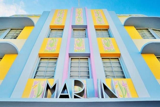 Art Deco Welcome Center exterior in Miami Beach