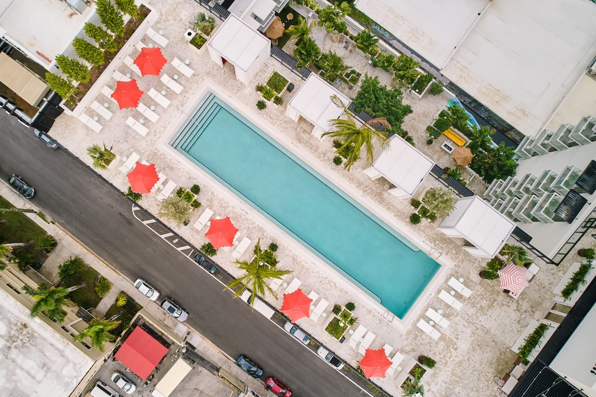 ART Wynwood rooftop pool area in Miami nightlife