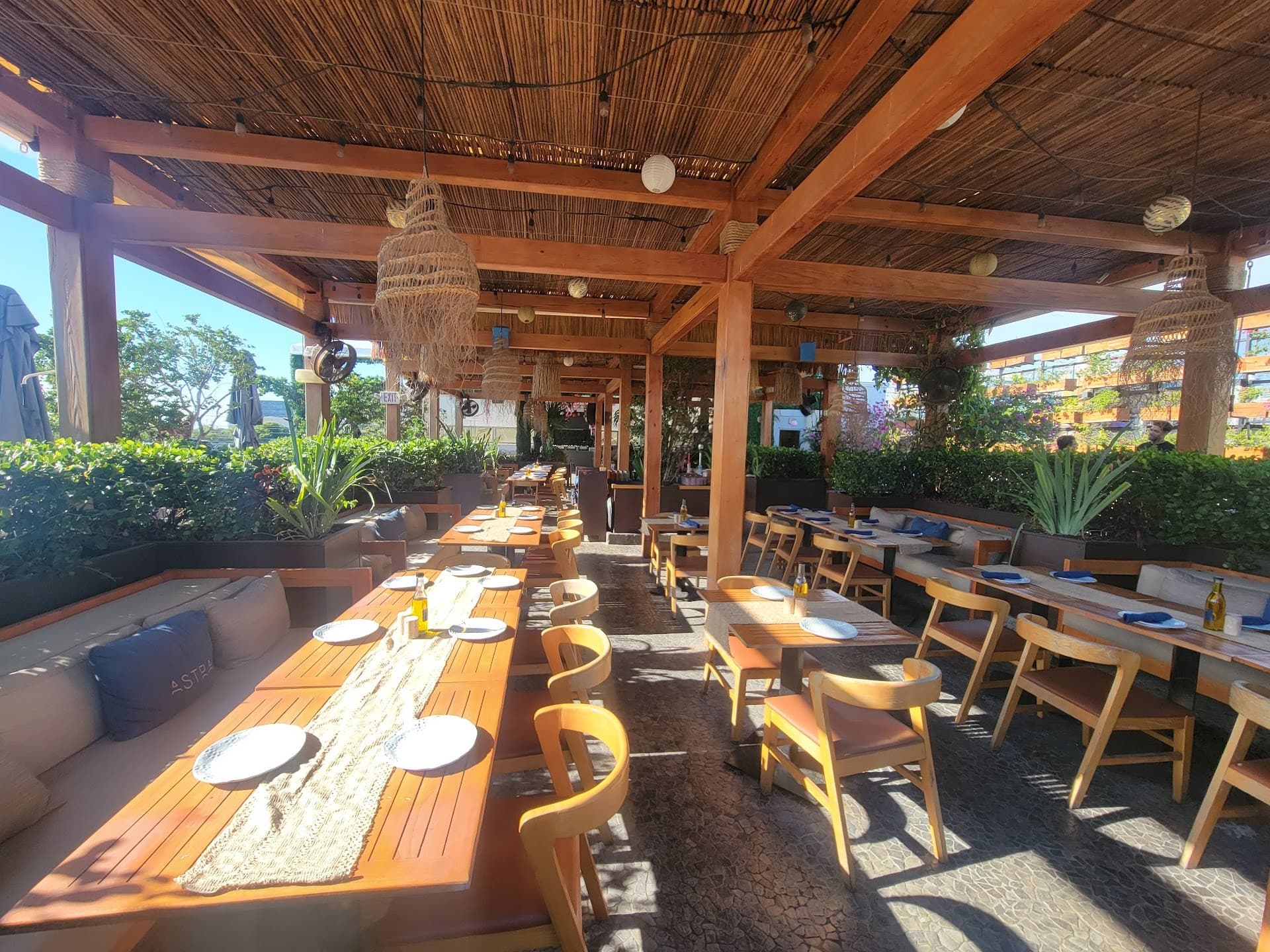 Astra Miami Rooftop dining space in Miami