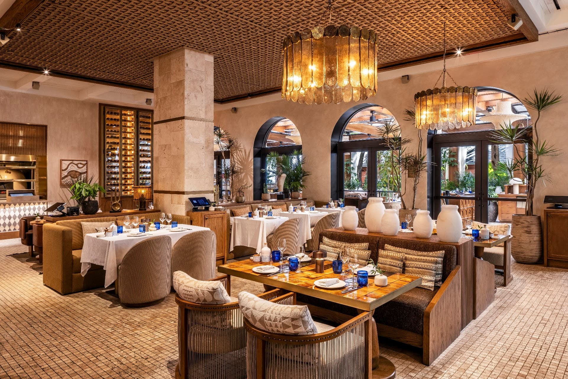 Interior view of AVA MediterrAegean Coconut Grove in Miami