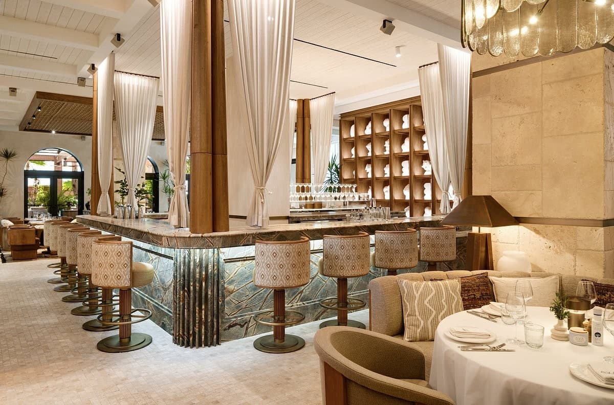 Interior view of AVA MediterrAegean in Coconut Grove, Miami