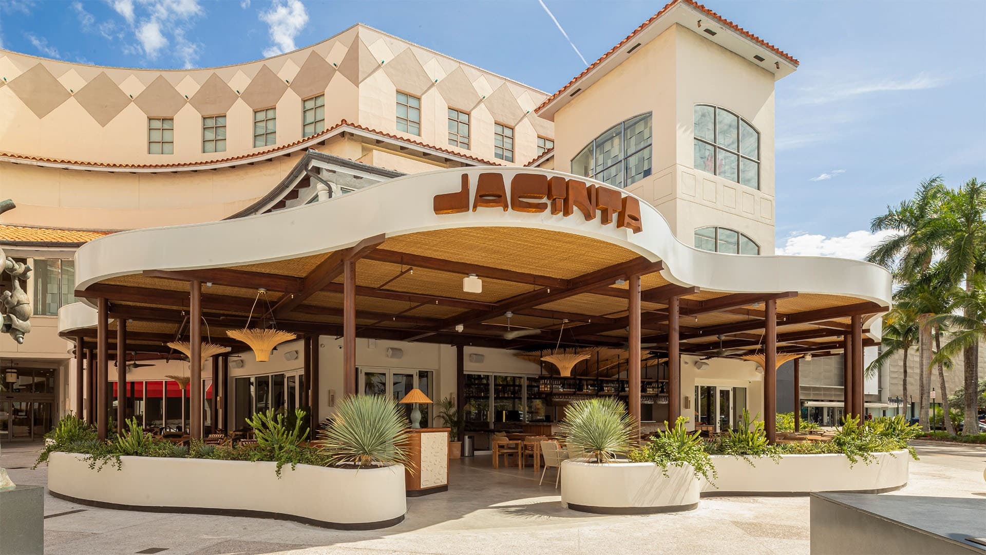 Jacinta restaurant at Aventura Mall in Miami