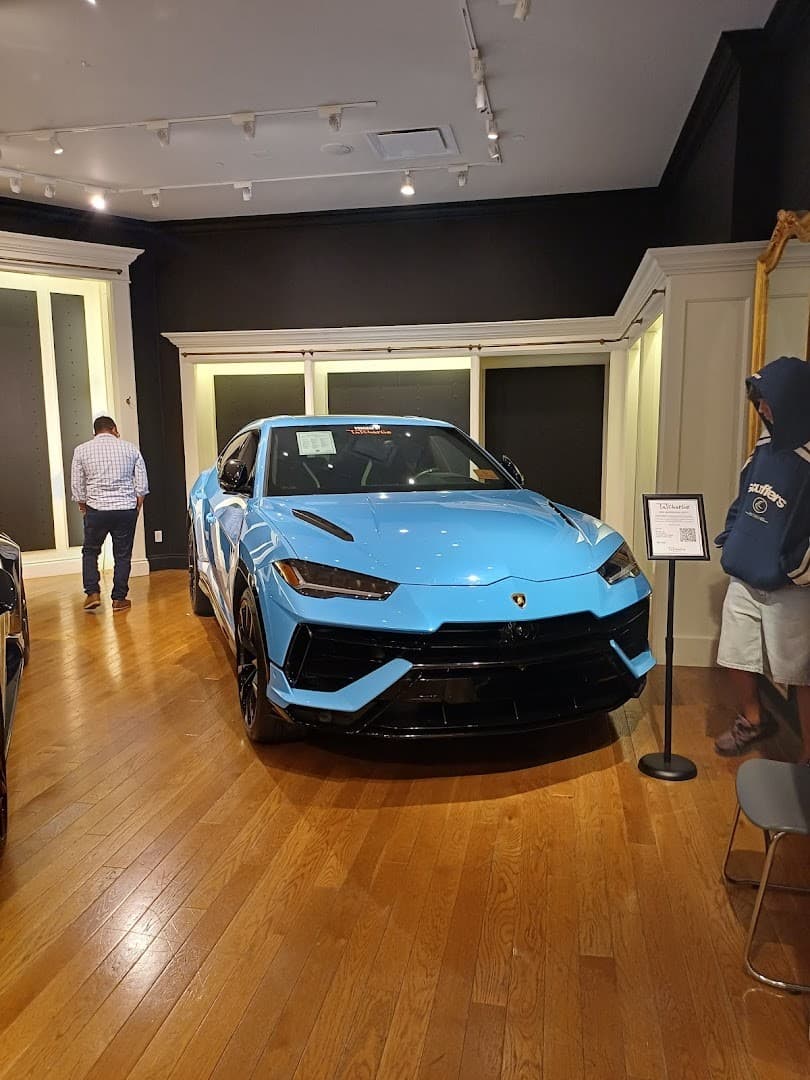 Lamborghini exhibit at Aventura Mall in Miami