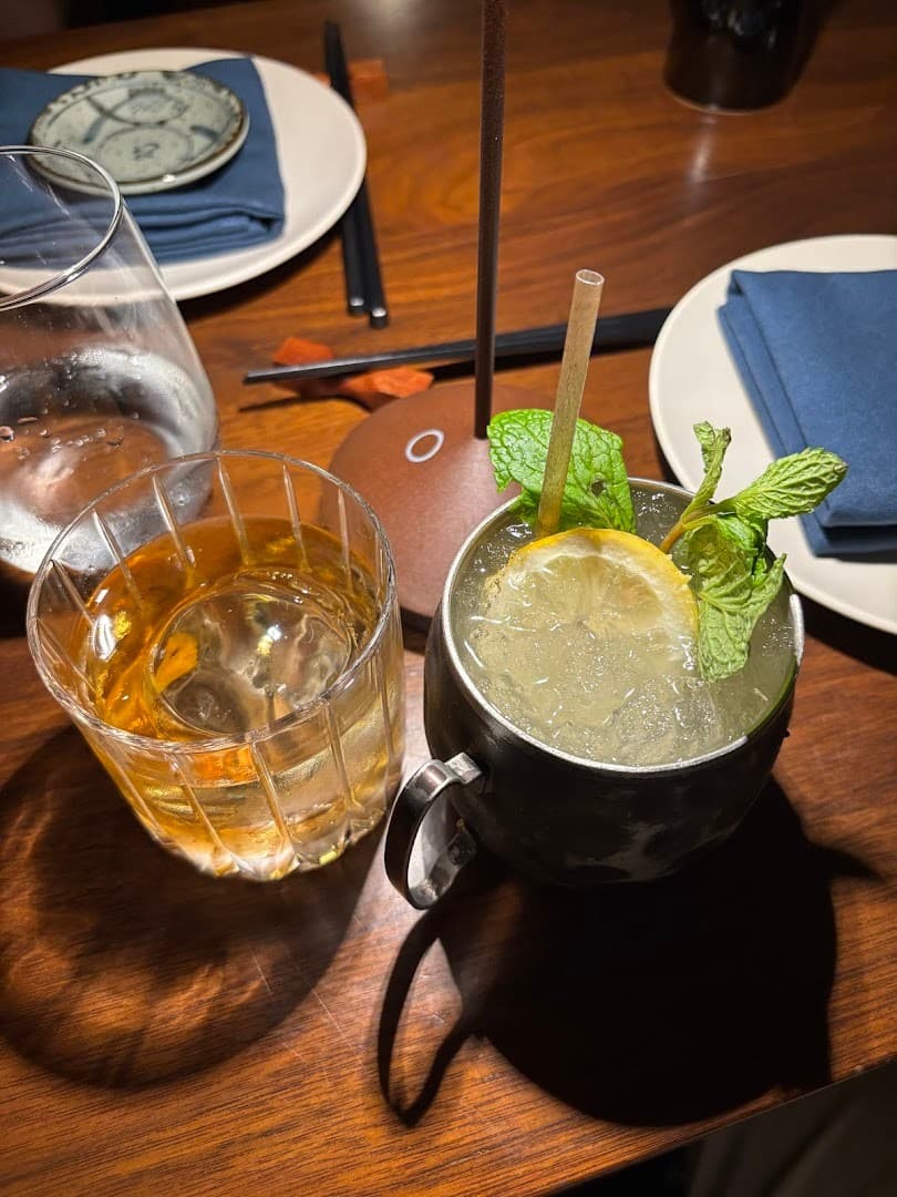 Cocktails at Azabu Miami Beach restaurant