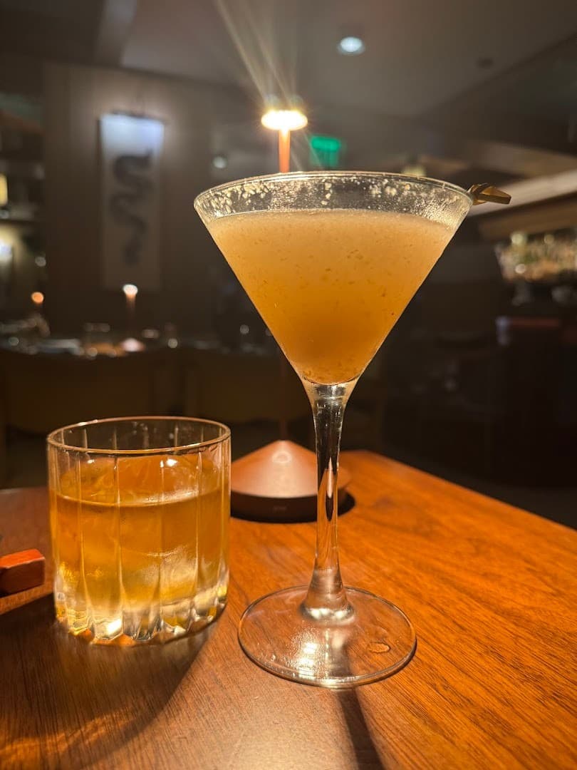 Cocktails at Azabu Miami Beach restaurant