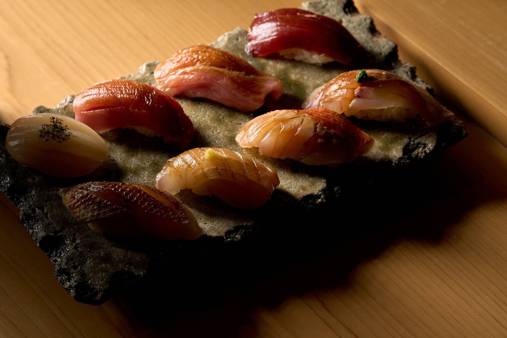 Sushi platter at Azabu Miami Beach