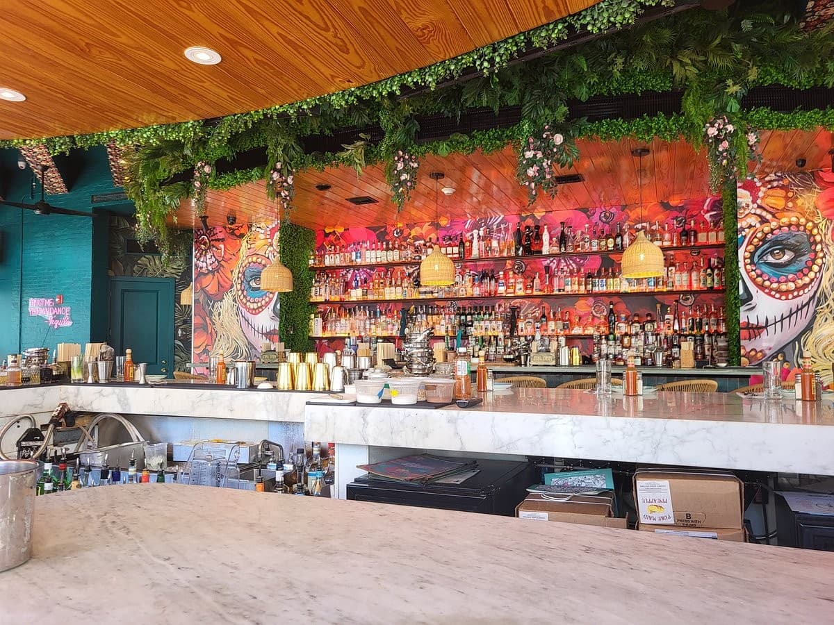 Azteca South Beach bar interior in Miami Beach