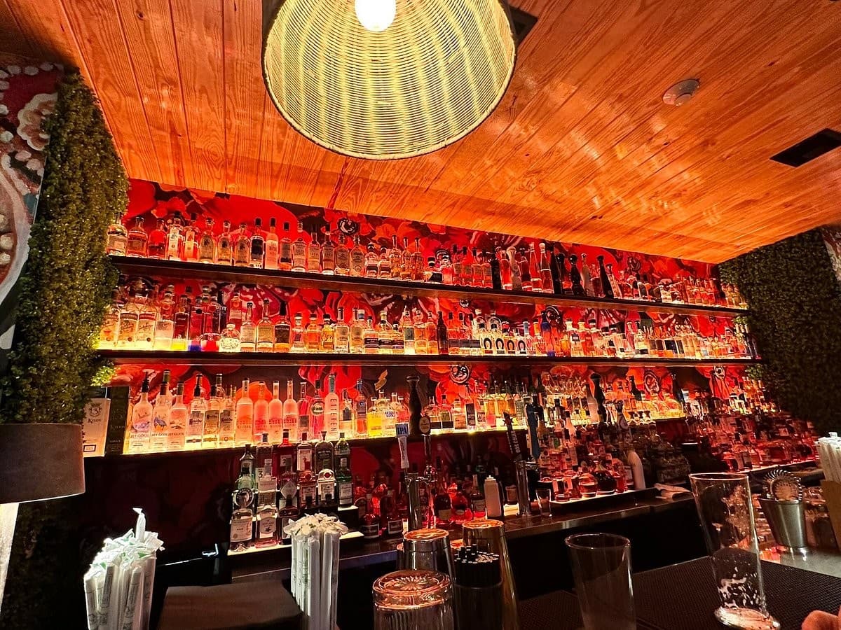 Azteca South Beach bar interior in Miami Beach