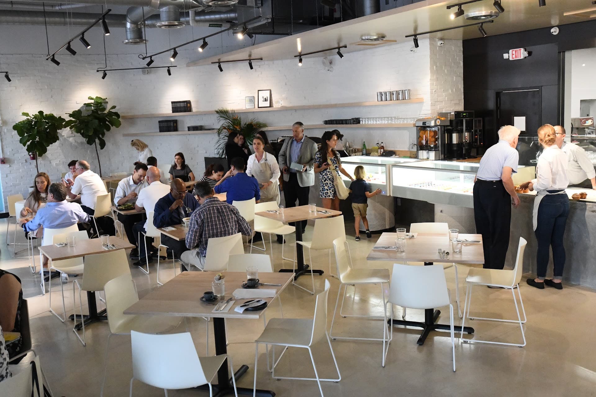 Bachour restaurant interior in Coral Gables during lunch
