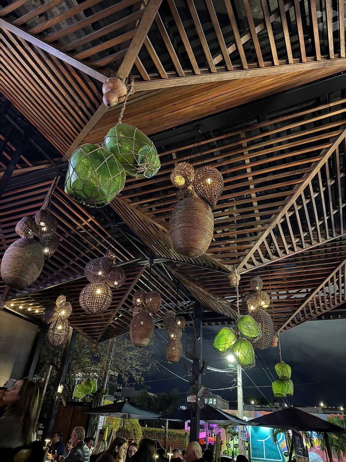 Interior shot of BAKAN restaurant in Miami