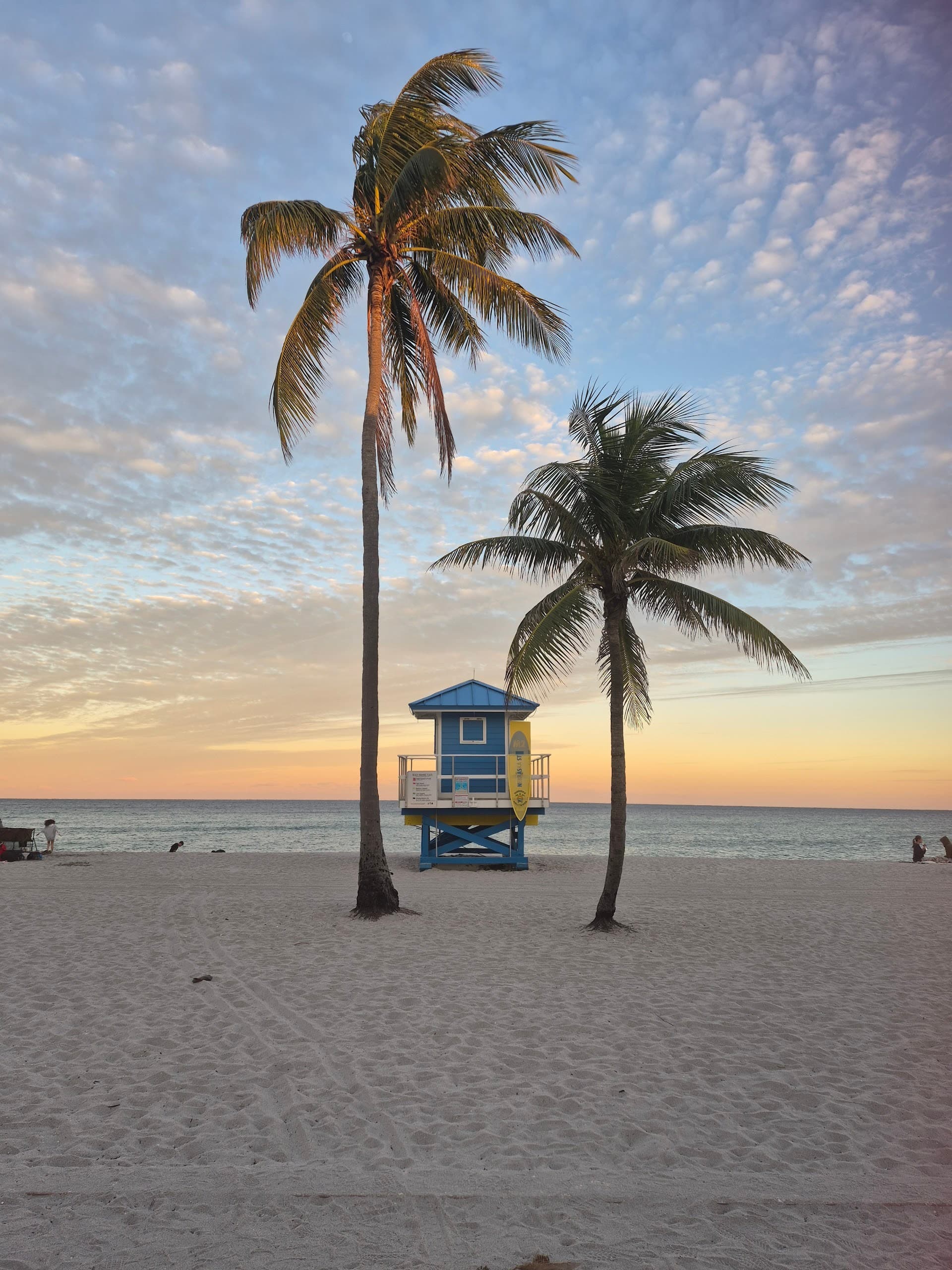 Lifeguard tower at Bal Harbour Beach, Miami