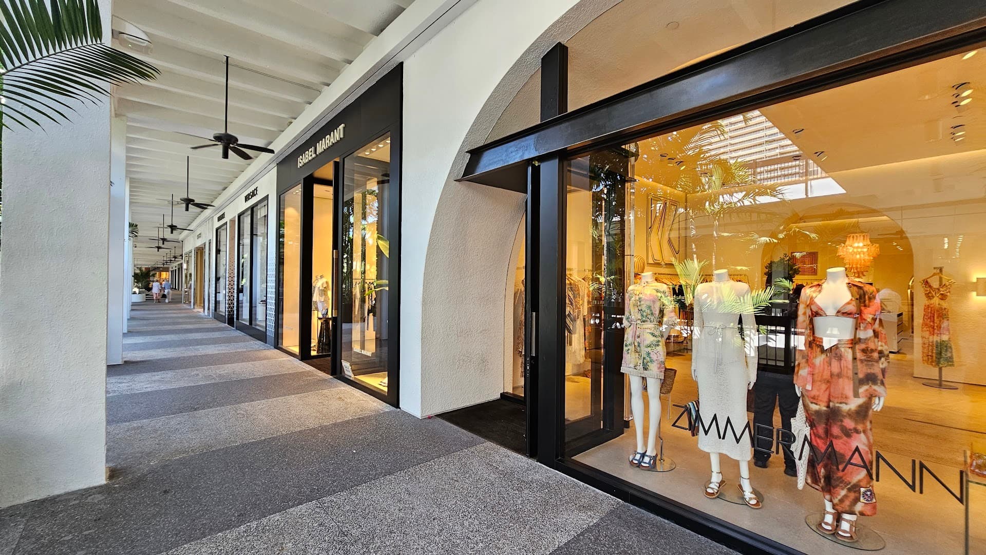Bal Harbour Shops exterior view featuring upscale windows