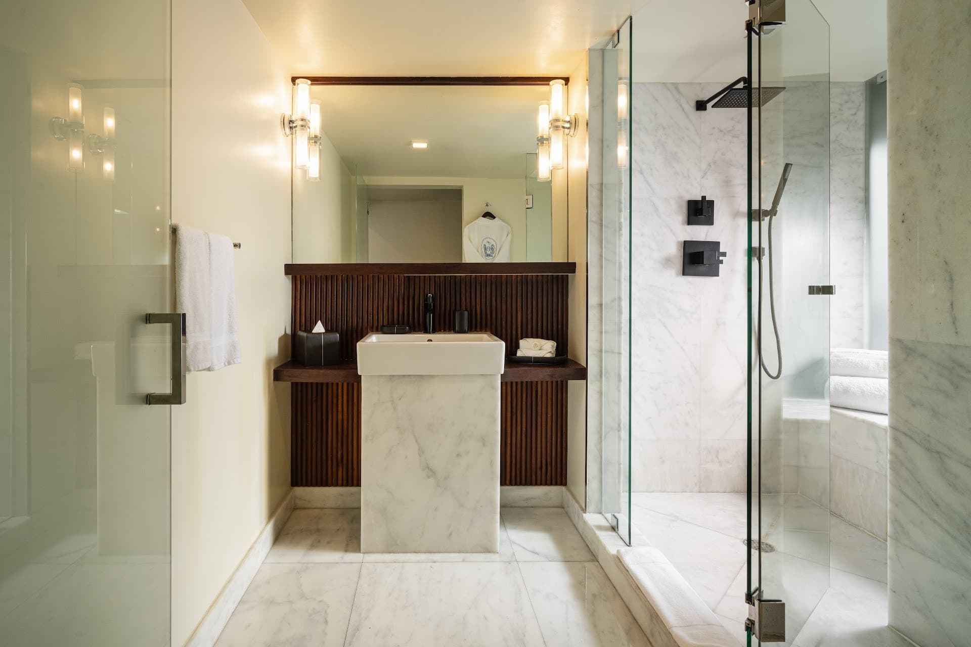 Modern bathroom at Balfour Miami Beach, Miami Beach