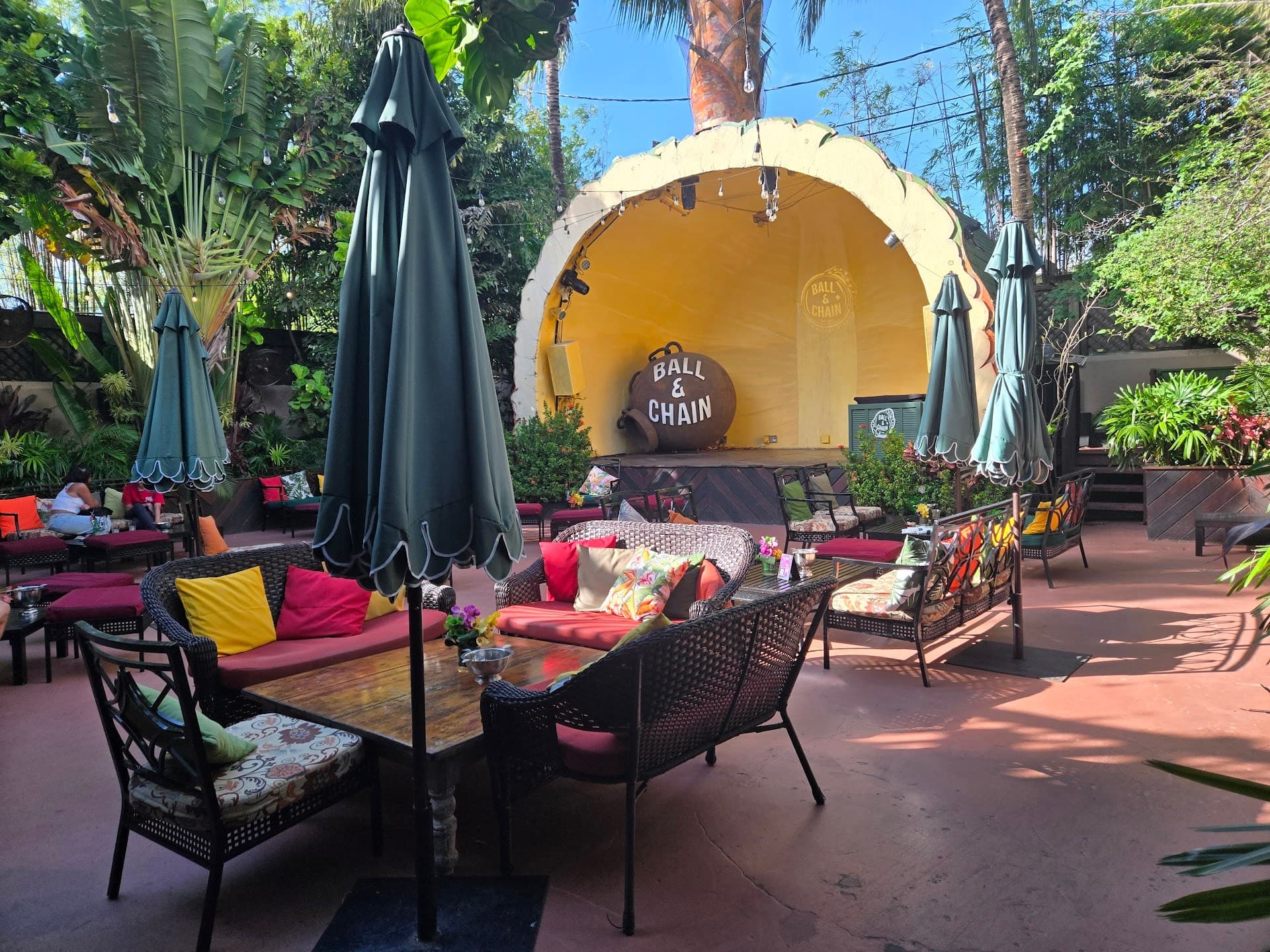 Beautiful ambiance at Ball & Chain in Miami