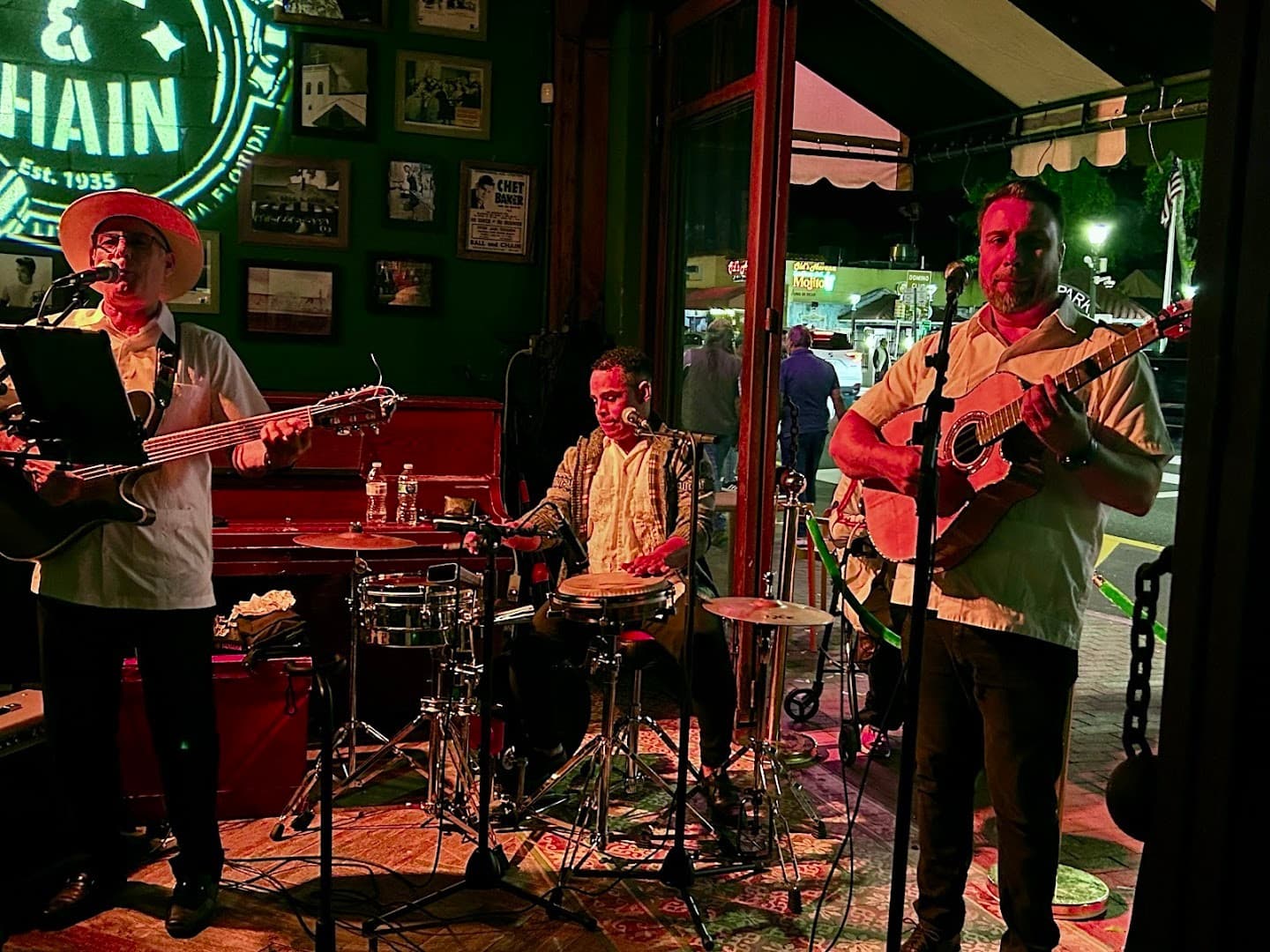 Live music performance at Ball & Chain in Miami