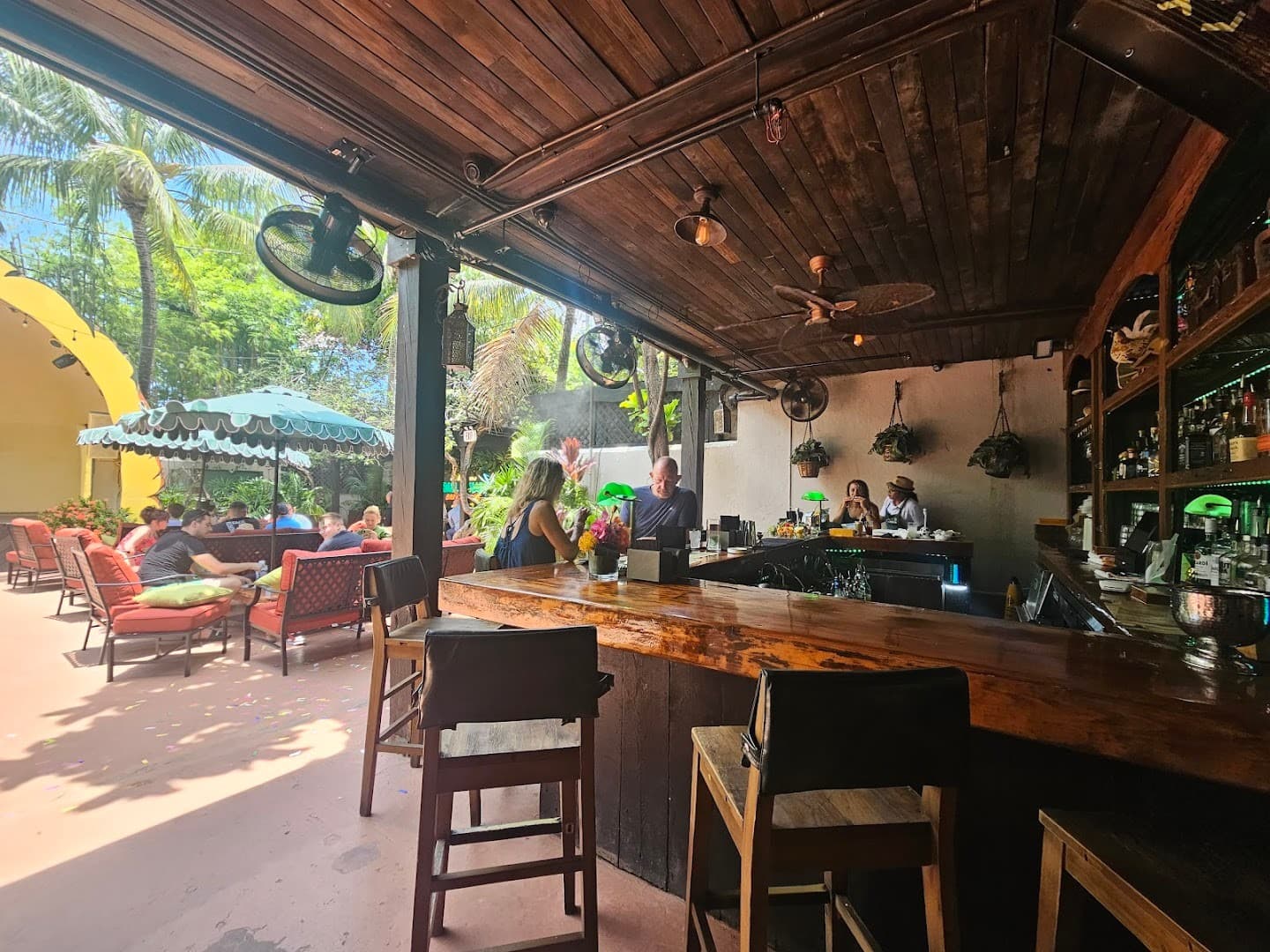 Bar area at Ball & Chain in Miami