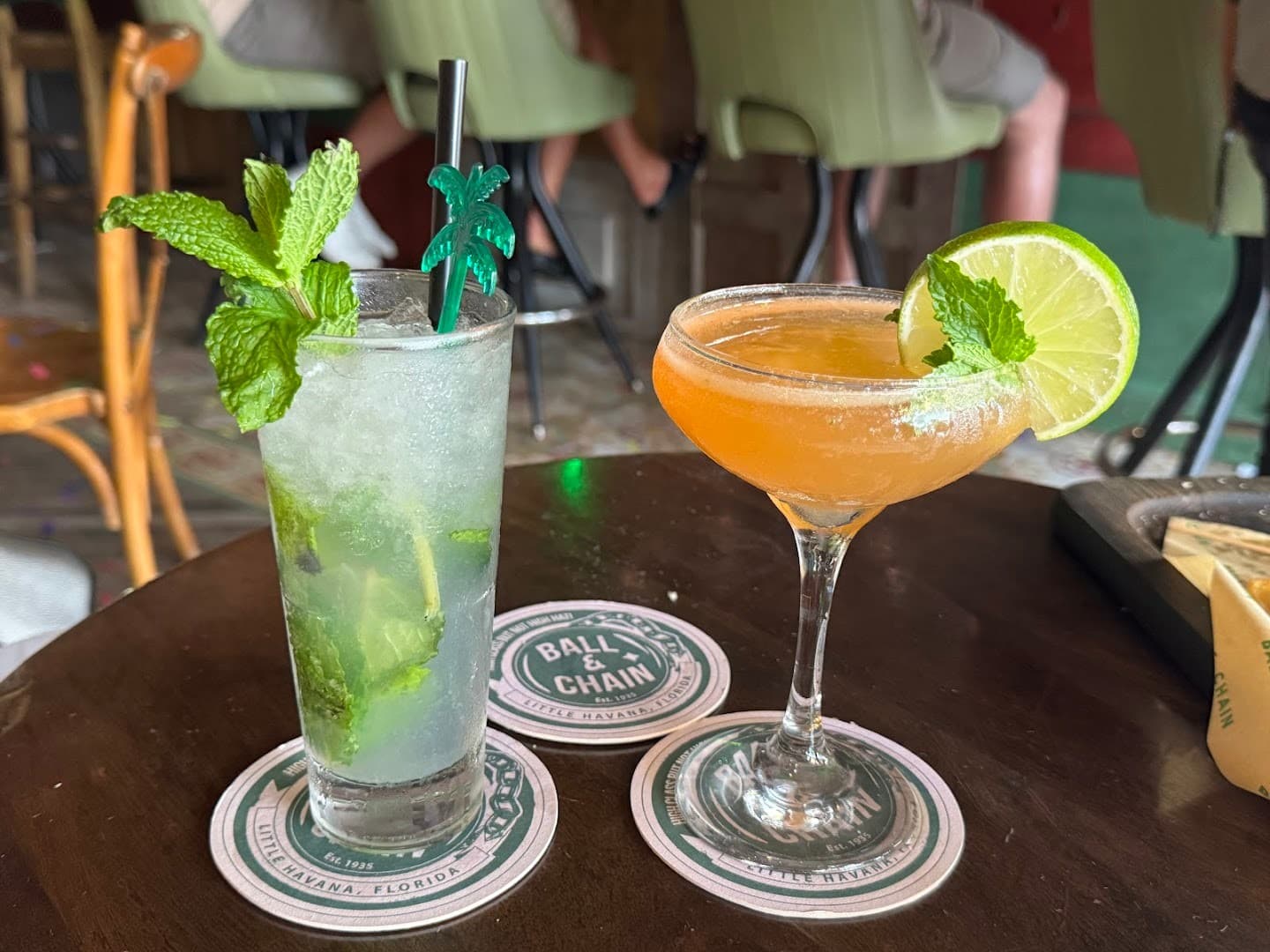 Cocktails at Ball & Chain in Miami