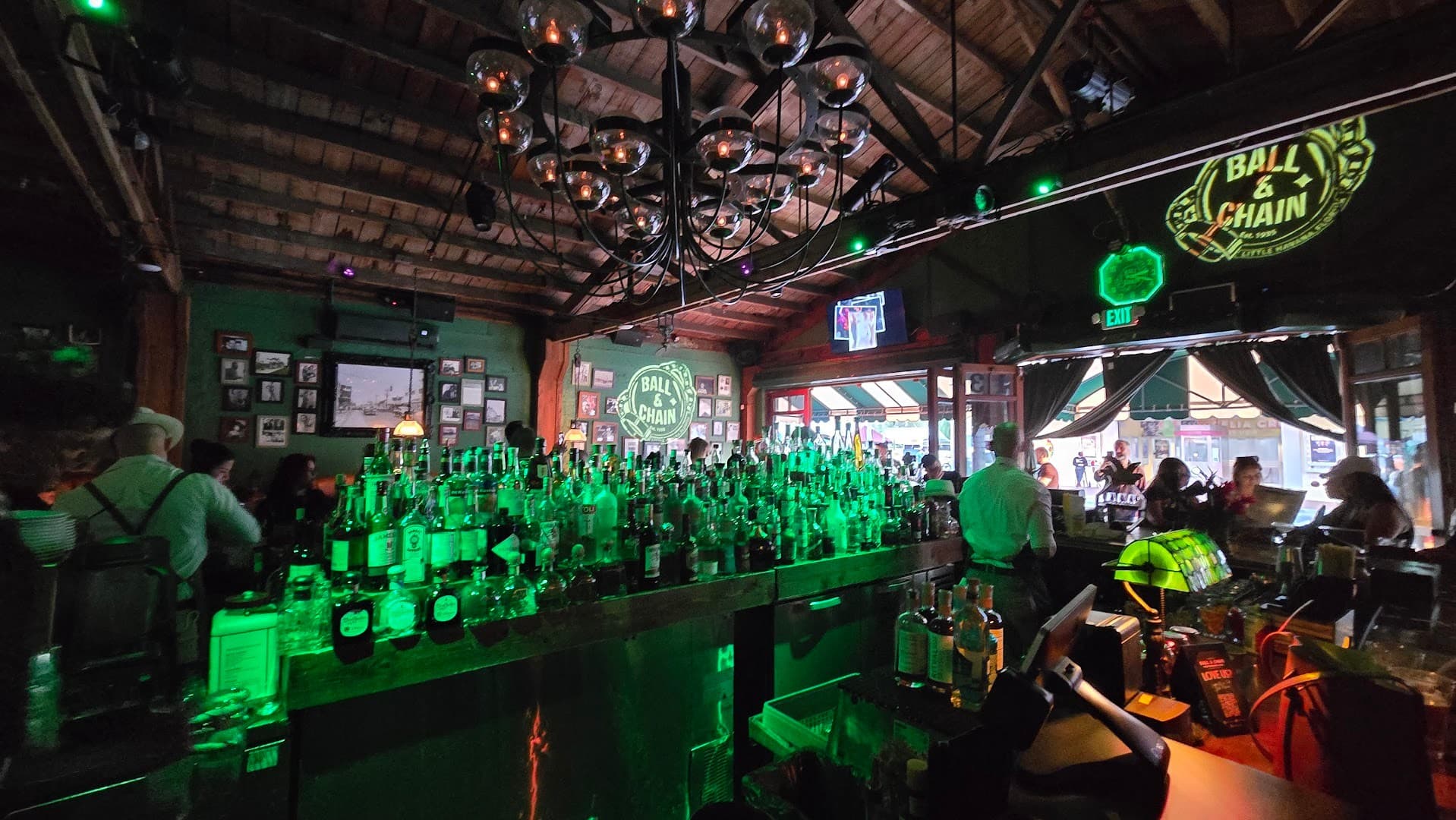 Bar scene at Ball & Chain in Miami