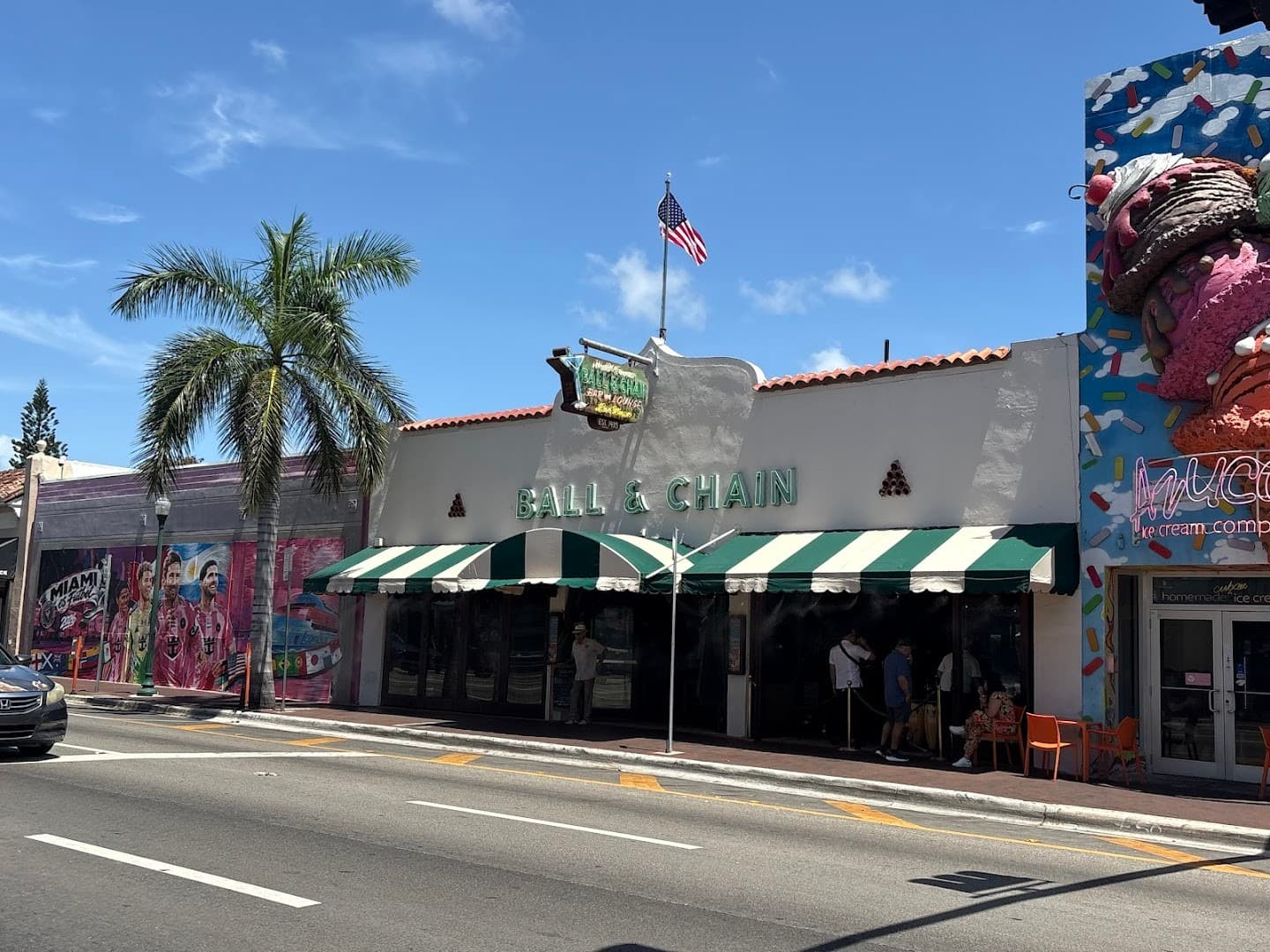 Ball & Chain restaurant exterior in Miami
