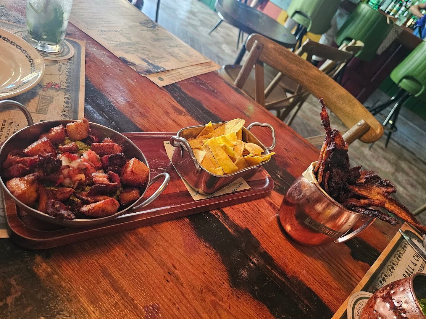 Delicious dishes at Ball & Chain in Miami